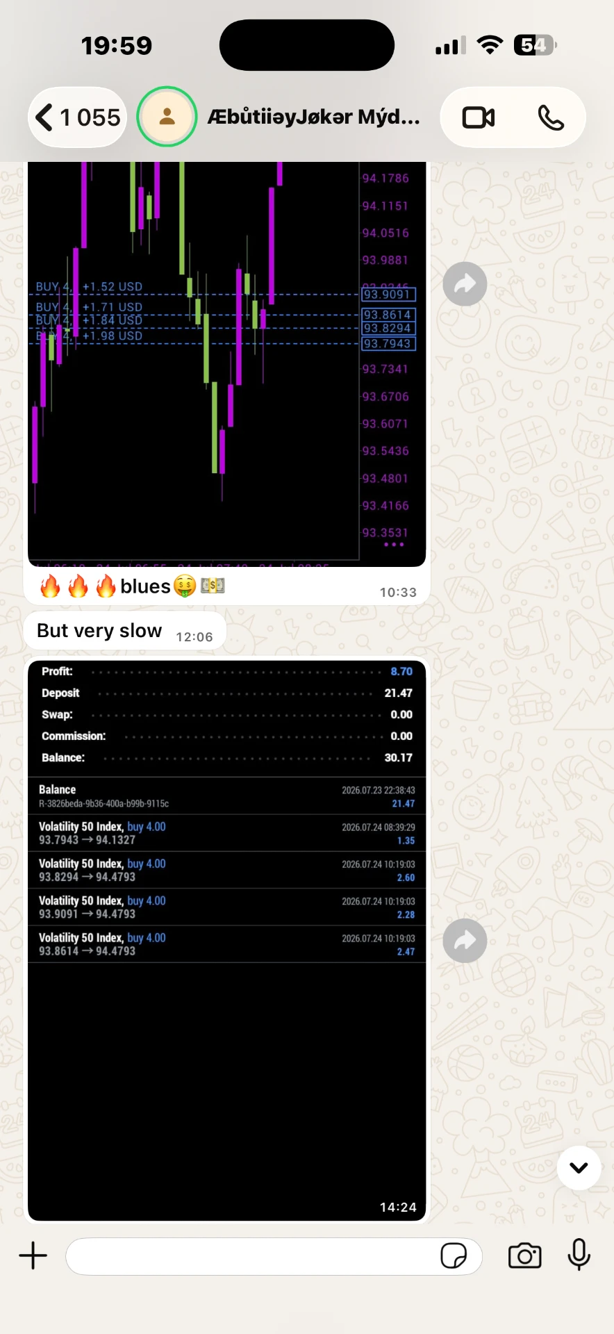 Joker — Volatility 50 Index wins